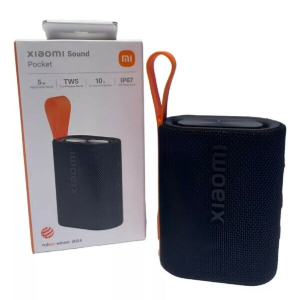 PARLANTE XIAOMI POCKET MDZ-37-DB 5 WATTS COM BLUETOOTH - PRETO