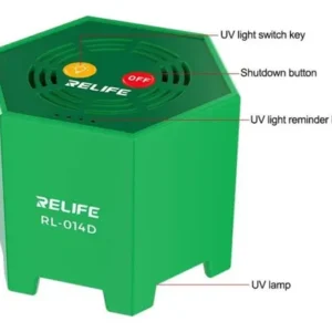 LÁMPARA UV LED INALÁMBRICA RELIFE RL-014D CON BATERÍA RECARGABLE Y TEMPORIZADOR