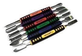 KIT DE ESPÁTULAS METÁLICAS YAXUN YX-689 – 6 EN 1 PARA APERTURA DE DISPOSITIVOS ELECTRÓNICOS